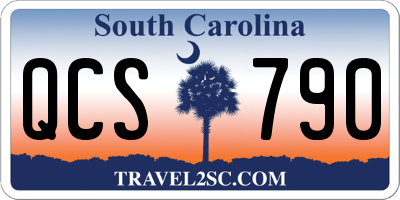 SC license plate QCS790
