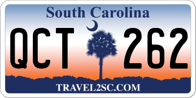 SC license plate QCT262