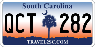SC license plate QCT282