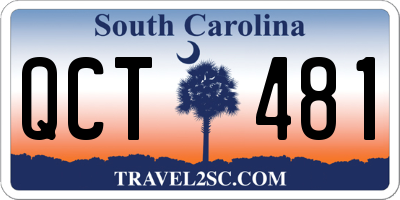 SC license plate QCT481