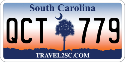 SC license plate QCT779