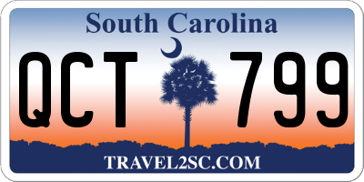 SC license plate QCT799