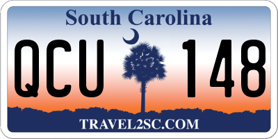 SC license plate QCU148