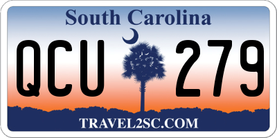 SC license plate QCU279