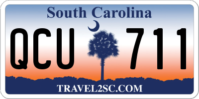 SC license plate QCU711