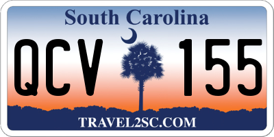 SC license plate QCV155