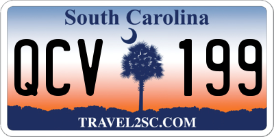 SC license plate QCV199