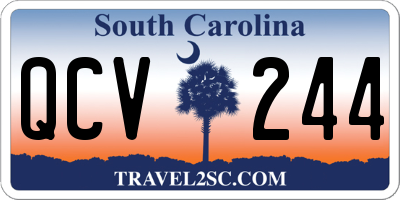 SC license plate QCV244