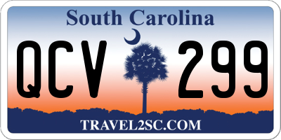 SC license plate QCV299
