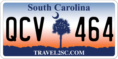 SC license plate QCV464