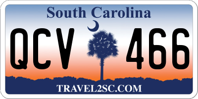 SC license plate QCV466