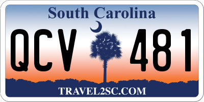 SC license plate QCV481