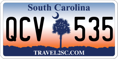 SC license plate QCV535