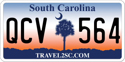 SC license plate QCV564
