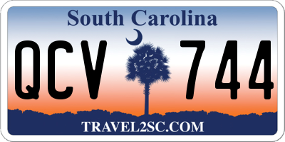 SC license plate QCV744