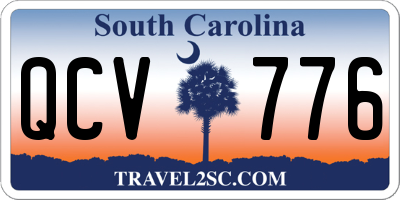 SC license plate QCV776