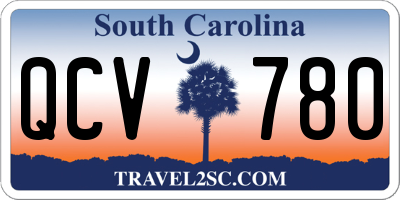 SC license plate QCV780
