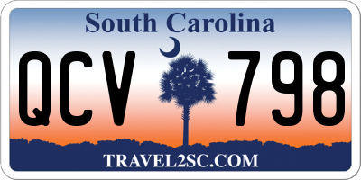 SC license plate QCV798