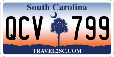 SC license plate QCV799