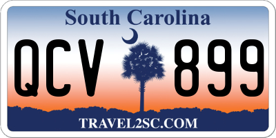 SC license plate QCV899
