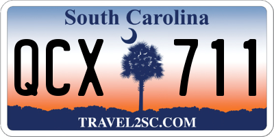 SC license plate QCX711