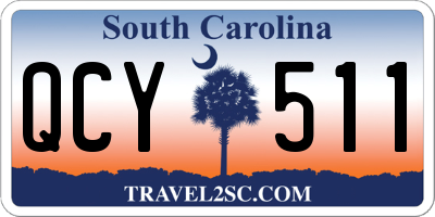SC license plate QCY511
