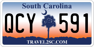 SC license plate QCY591