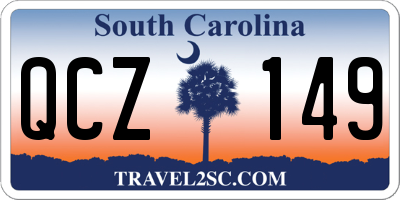 SC license plate QCZ149