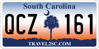 SC license plate QCZ161