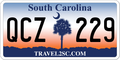 SC license plate QCZ229