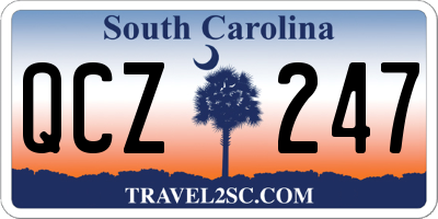 SC license plate QCZ247