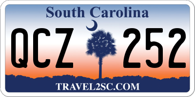 SC license plate QCZ252
