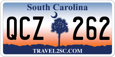 SC license plate QCZ262