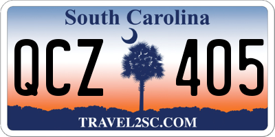 SC license plate QCZ405