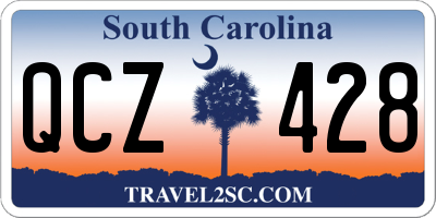 SC license plate QCZ428