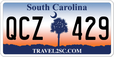 SC license plate QCZ429