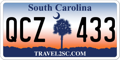 SC license plate QCZ433
