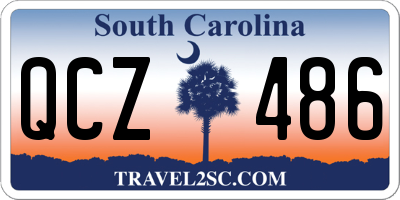 SC license plate QCZ486