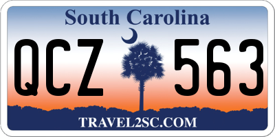 SC license plate QCZ563