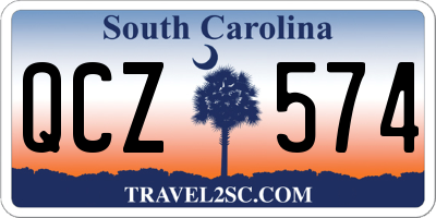 SC license plate QCZ574