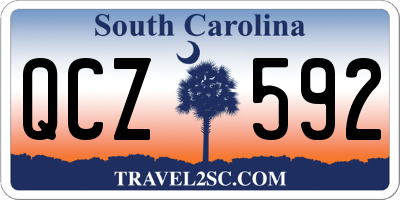 SC license plate QCZ592