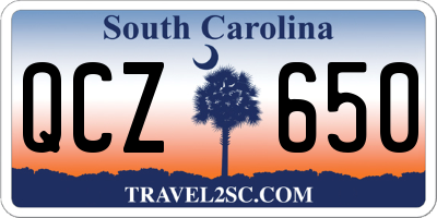 SC license plate QCZ650