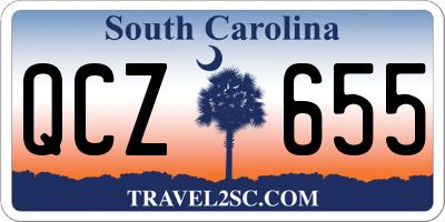 SC license plate QCZ655