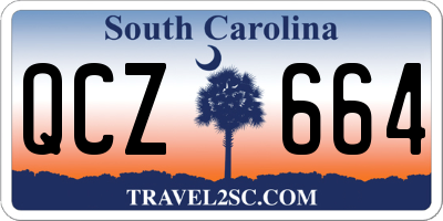 SC license plate QCZ664