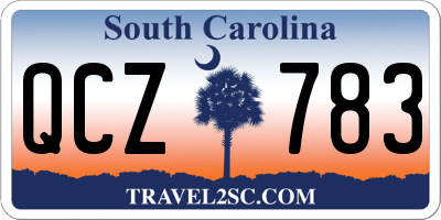 SC license plate QCZ783