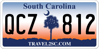 SC license plate QCZ812
