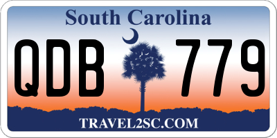 SC license plate QDB779