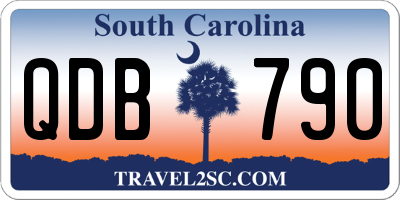 SC license plate QDB790
