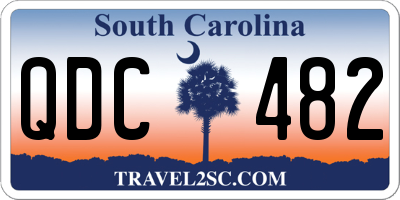 SC license plate QDC482