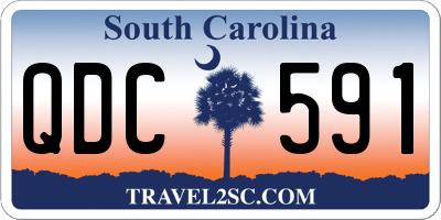 SC license plate QDC591